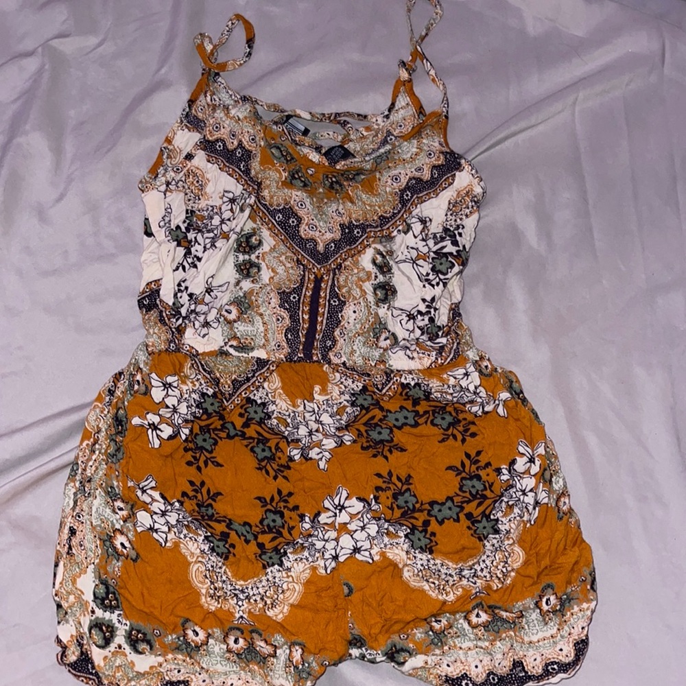Thai style floral romper